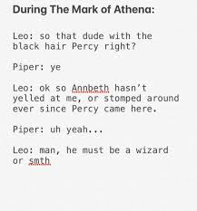 Observatory Skills Of Leo Valdez Are Impeccable Percy Jackson Quotes Percy Jackson Funny Percy Jackson Memes