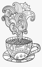 What sets adult coloring pages apart are the intricate details. Coffe Drawing Color Coffee Coloring Pages For Adults Hd Png Download Kindpng