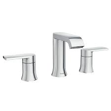 Find many great new & used options and get the best deals for securit kempton chrome bathroom handles (pair), 170mm at the best online prices at ebay! Moen Genta 8 Inch Widespread 2 Handle Bathroom Faucet In Chrome The Home Depot Canada