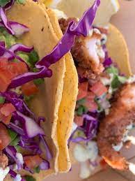 Slice the fish into 2cm strips, then toss with the spring onion, pepper and 1 tablespoon of oil. Fish Tacos Picture Of Canteen Trigg Tripadvisor