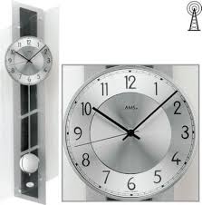 Ams Ams Wanduhr Funk Mit Pendel Mineralglas Ruckwand Aluminium Schiefer Auflage Jetzt Bestellen Unter Https Moebel Ladendirekt D Pendeluhr Wanduhr Wanduhren