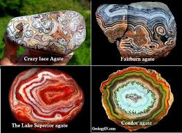 Types Of Agate With Photos Minerals Geology Minerals And Gemstones
