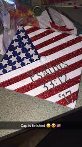 Grad Cap Usa Starsandstripes Merica Godblessamerica Redwhiteandblue Redwhiteandboom Trump Diy Graduation Cap High School Graduation Cap Graduation Cap
