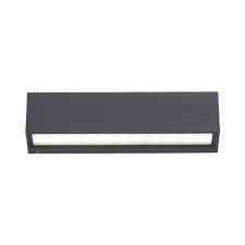 Led 12v ledme horizontal step and wall light. Robert Led Small Rectangular Exterior Wall Light The Lighting Superstore