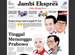 Baca Koran Jambi Ekspres Edisi Kamis 19 Oktober 2023