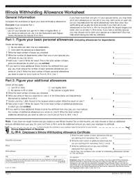 The worksheet is provided for employees to adjust their withholding allowances based on n.c. Fillable Online Il 700 T Illinois Withholding Tax Tables Income Tax Individual Fax Email Print Pdffiller