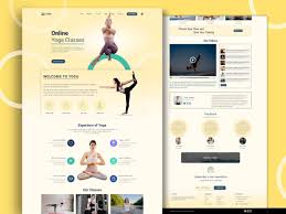 Online yoga classes near me 3,103 teachers online secured payment via superprof. Online Yoga Meditation Classes Landing Page Uplabs