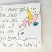Homemade Handmade Birthday Cards For Dad From Daughter Birthday Card For A Dad Funny Unicorn Father S Day Card From A Daughter Dad Birthday Card Father Birthday Cards Diy Father S Day Cards From Daughter