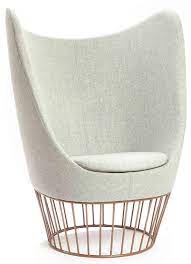dixi cage wing back tub chair by connection in lounge chairs chair tub chair wicker chair
