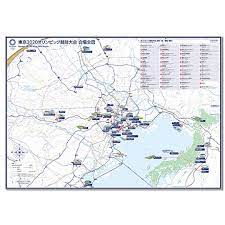 The games of the xxxii olympiad and its 339 events will be hosted by tokyo bay and its. Tokyo 2020 Olympics And Paralympics Official Venues Map Japan Trend Shop