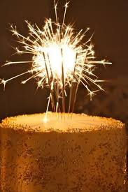 Cup Half Full Another Year Wiser Birthday Cake With Candles Golden Birthday Cakes New Year S Cake