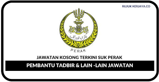 Also known as the perlis state secretariat in english. Suk Perak Kerajaan Negeri Perak Kerja Kosong Kerajaan