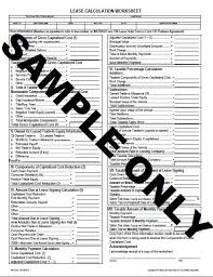 Estimate your monthly payments with cars.com's car loan calculator and see how factors like loan term, down payment and interest rate affect payments. Gross Capitalized Cost Lease Calc Worksheet 9 13 Rev