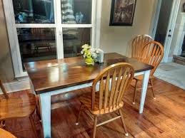 Confirm that you are not removing the patina from an expensive antique. Refinishing Chairs To Go With Farmhouse Table