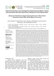 0 ratings0% found this document useful (0 votes). Pdf Seagrass Potential As Supporting Ecotourism In Sibu Island Subdistrict North Oba North Maluku Province