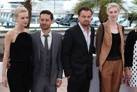 Leonardo dicaprio hit the town with best pal tobey maguire just days after he split from his supermodel girlfriend nina agdal. Leonardo Dicaprio Tobey Maguire Carey Mulligan Leonardo Dicaprio Photos Gatsby Stars Pose At The Cannes Film Festival Part 2 Zimbio