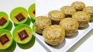 Selanjutnya, tutup kembali oven dan panggang selama 30 menit sampai berubah warna jadi kecokelatan dan garing. Bolu Pisang Mini Isi Coklat Cuma 1 Telur No Mixer No Oven Youtube
