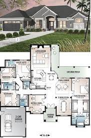 From starter house plans to executive home plans you can find that ultimate floor plan here. The Best House Plan With 3 5 Baths 4 Bedroom 2 Car Garage Sims House Plans House Blueprints Dream House Plans