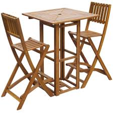 Check spelling or type a new query. Tidyard 3 Pieces Outdoor Bar Set And Folding Bar Chairs With Footrests Space Saving Dining Set