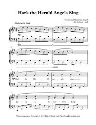 Why did charles wesley write the herald angels sing? Hark The Herald Angels Sing Intermediate Christmas Piano Sheet Music With Lyrics