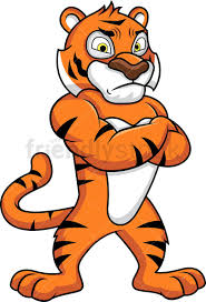 Choose any clipart that best suits your projects, presentations or other. Tiger Mascot Looking Angry Vector Cartoon Clipart Friendlystock Cartoon Clip Art Cartoon Lion Cartoon Tiger
