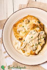 Keto Pork Chops With Super Creamy Mushroom Sauce Recipe Keto Pork Chops Creamy Mushroom Sauce Mushroom Sauce
