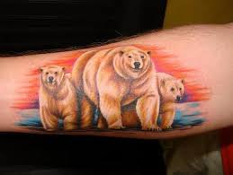 Bear is the official logo of the state of california. 22 Bear Tattoos With Physical And Spiritual Meanings Tattooswin