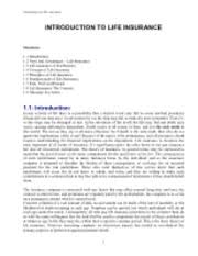 D&o insurance is a complex cover requiring attention to what is and isn't. Introduction Of Life Insurance Pdf Introduction To Life Insurance 1 Introduction To Life Insurance Structure 1 1 Introduction 1 2 Need And Advantages Course Hero