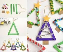 Weihnachtliches Basteln Kinder Ideen Weihnachtsbaume Eisstiele Weihnachtsbasteln Basteln Weihnachten Weihnachtsdeko Basteln