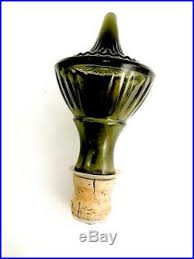 Vintage Jim Beam Genie I Dream Of Jeannie Bottle Smoke Green Glass Decanter  1964 | Vintage Glass Decanter