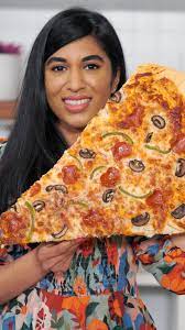 jumbo pizza slice video recipe video pizza slice food videos pizza recipes dough