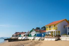 Arcachon Bay France The Beach Of An Oyster Village Near Cap Ferret Colored Ho Ad Beach Oyster France Arcachon Bay Ad Arcachon Village Basin