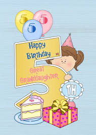 Birthday Wishes For 5 Year Old Granddaughter 5th Birthday Great Granddaughter Balloons Big 5 On Blue Card Ad Ad Granddaughter Great Bir Birthday Cards For Her Happy Birthday Niece 5th Birthday