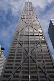 The john hancock building is the second largest building in chicago and the twelfth tallest building in the world, standing at 1, 127. John Hancock Center Chicago 1969 Structurae