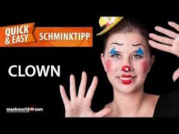 Maskworld Com Schminktipps Schnell Einfach Clown Clown Schminken Kind Schminken Clown