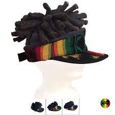 Rasta Visor Dreadlocks Dread Wig Hat Rastafari Costume Jamaica Reggae Marley 1lv Wig Hat Rasta Dread Wig