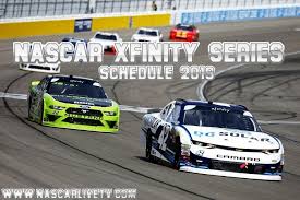First xfinity driver to win two consecutive titles with different our motorsports, driver andy seuss heading to nascar xfinity series. Nascar Xfinity Series Schedule 2019
