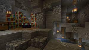 Hd wallpapers and background images The Enchanting Area In My Cave Base Which You Can Go Through To Get To The Brewing Area In The Background As You Can See I Quite Love The Lanterns Minecraft