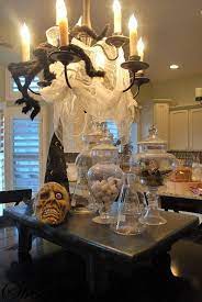 Spooky Halloween Kitchen Decorations To Spice Up Your Mood Halloween Kitchen Decor Halloween Chandelier Scary Halloween Decorations