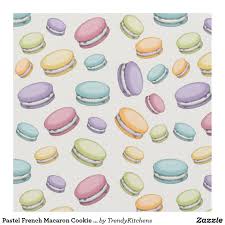 Pastel French Macaron Cookie Pattern Fabric In 2021 Fabric Patterns Printing On Fabric Pastel Pattern