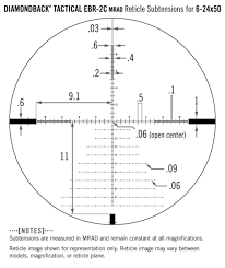 The vortex diamondback tactical rifle scope is designed for ease of use during high stress situations and features exposed turrets that can be adjust without weight24.6 oz. Vortex Diamondback Tactical 6 24x50 Ffp Ebr 2c Mrad 30mm Mildot Finland