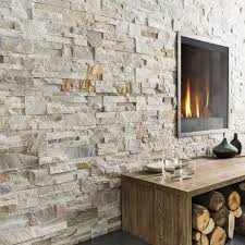 Plaquette De Parement Pierre Naturelle Beige Gris Elegance Briquette De Parement Parement Pierre Interieur Mur En Pierre