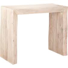 Blanche Bleached Acacia Console Table Reviews Cb2 Wood Console Wood Console Table Modern Console Tables