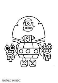 Ogni personaggio ha un aspetto: Disegni Di Brawl Stars Da Stampare E Colorare Portale Bambini Disegni Disegni Da Colorare Colori