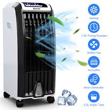 In humid southeast areas, like florida, an evaporative cooler would not be useful too. Costway Evaporative Portable Air Conditioner Cooler Fan Anion Humidify W Remote Control Walmart Com Walmart Com