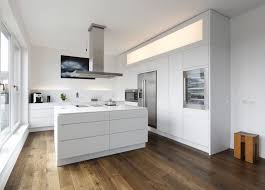 Kitchen P8 Painted In White Without Handles Handles Kitchen Painted White Without Minimalist Kitchen Design Minimalist Kitchen White Modern Kitchen