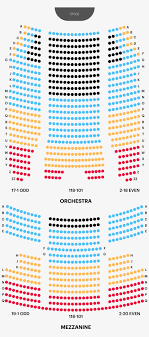 August Wilson Theatre Seating Chart Png Image Transparent