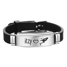 Fancyku Kpop Twice Itzy Bracelet Wristband Stainless Steel Twice Itzy Signature Silicone Bracelet Fashion Jewelry Hot Gift For Kpop Twice Itzy Fans Yuna Amazon In Jewellery