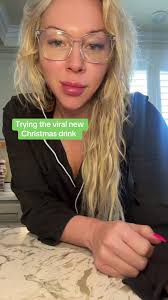 Trying the New Christmas Drink