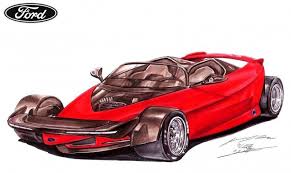 Ford Vision Gran Turismo May Recall The 1996 Indigo Open Wheel Supercar Concept Super Cars Ford Concept Cars